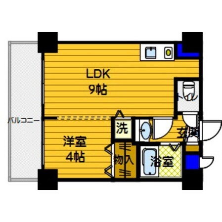 七隈駅 徒歩30分 3階の物件間取画像